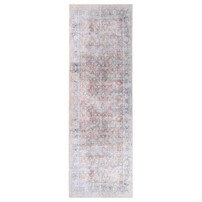 Lottie Distressed Geometric Bohemian Indoor Area Rug Or Runner Rug