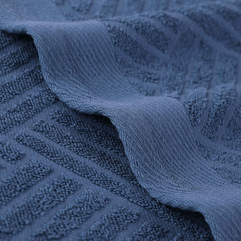 Egyptian Cotton Basketweave Towel Set 6 Piece