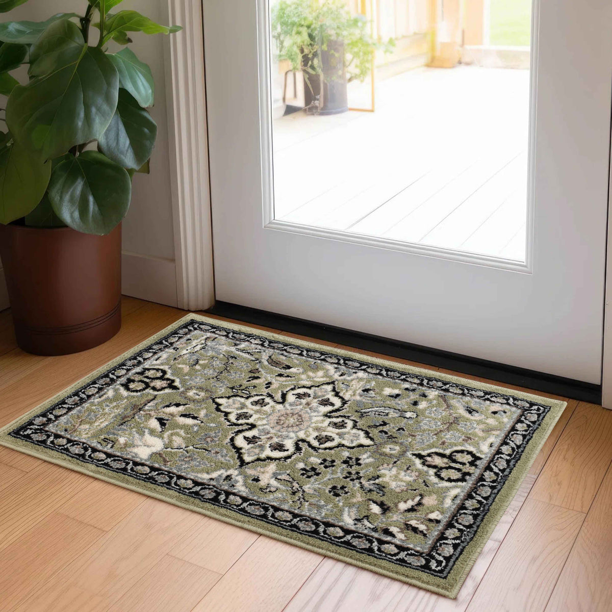 Radcliffe Traditional Floral Medallion Indoor Area Rugs or Runner Rug