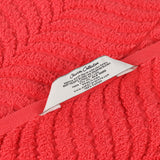 Chevron Zero Twist Solid and Jacquard Soft Cotton Bath Sheet Set of 2