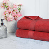 Madison Egyptian Cotton Plush Thick Absorbent Bath Sheet Set of 2