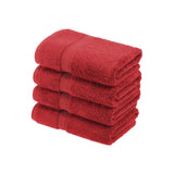 Egyptian Cotton Hand Towels 4-Piece Plush Set by Madison