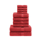 Madison Egyptian Cotton Pile Plush Heavyweight 10 Piece Towel Set