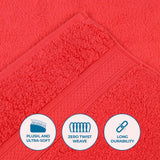 Chevron Zero Twist Solid Soft Absorbent Cotton 3 Piece Towel Set