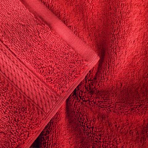 Egyptian Cotton Hand Towels 4-Piece Plush Set by Madison