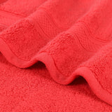 Chevron Zero Twist Solid Soft Absorbent Cotton 3 Piece Towel Set