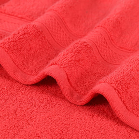 Chevron Zero Twist Solid Soft Absorbent Cotton 3 Piece Towel Set