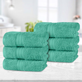 Atlas Cotton Plush Absorbent Heavyweight Luxury Hand Towel Set of 6