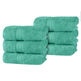 Atlas Cotton Plush Absorbent Heavyweight Luxury Hand Towel Set of 6