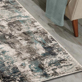 Kahuna Modern Abstract Striped Indoor Area Rugs or Runner Rug