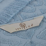 Rolla Cotton Geometric Jacquard Plush Absorbent Hand Towel Set of 6