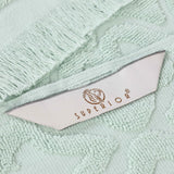 Rolla Cotton Geometric Jacquard Plush Absorbent Hand Towel Set of 6