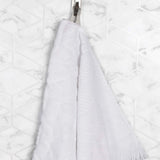 Rolla Cotton Geometric Jacquard Plush Absorbent Hand Towel Set of 6