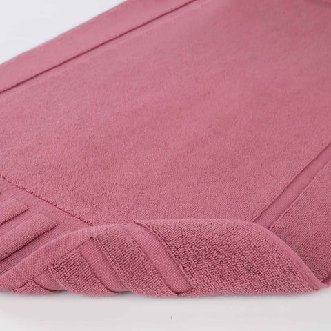 Leo Cotton Modern Absorbent Heavy Washable Bath Mat Set of 2