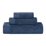 Egyptian Cotton Basketweave Solid Towel Set 3 Piece