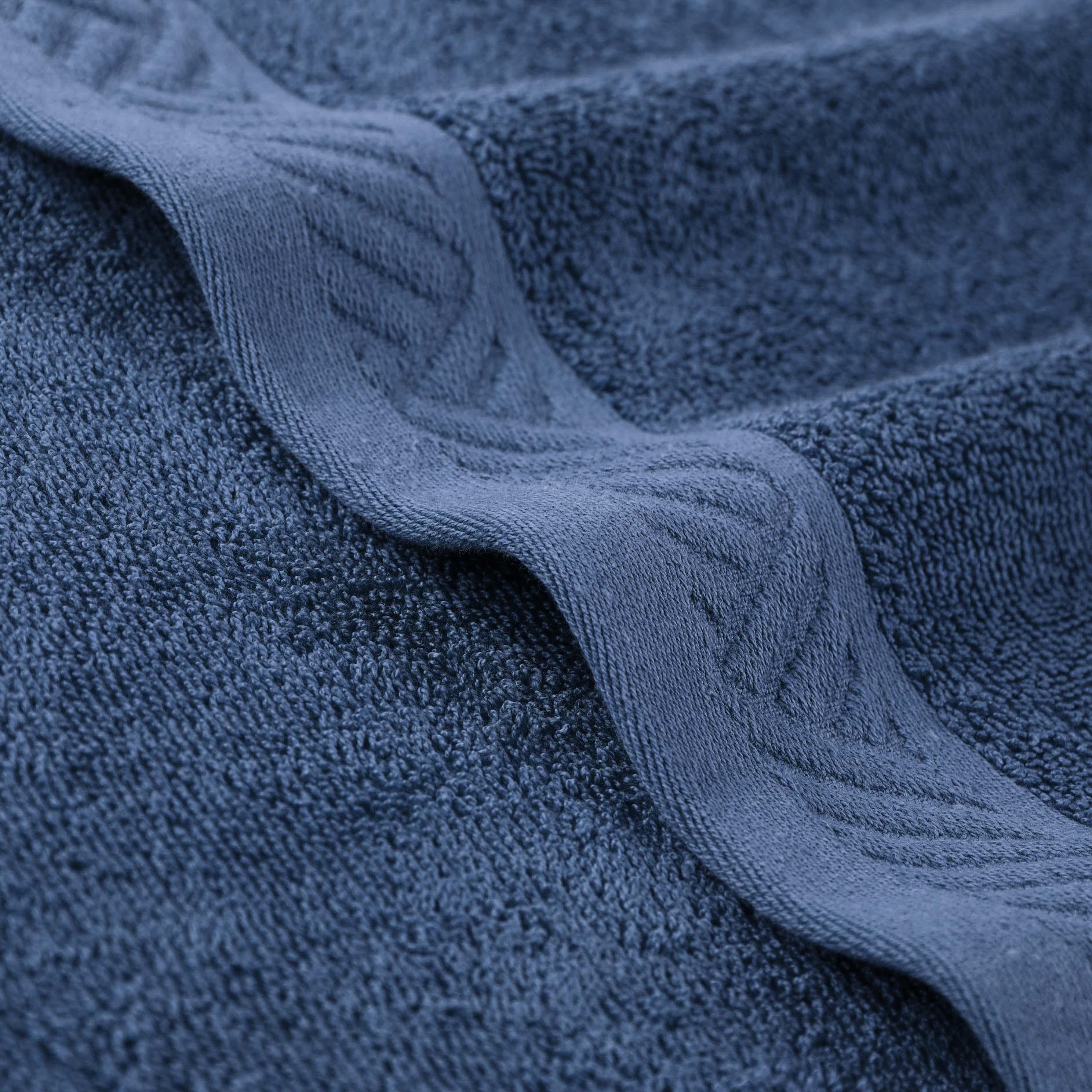 Basketweave Egyptian Cotton Solid 3 Piece Assorted Towel Set