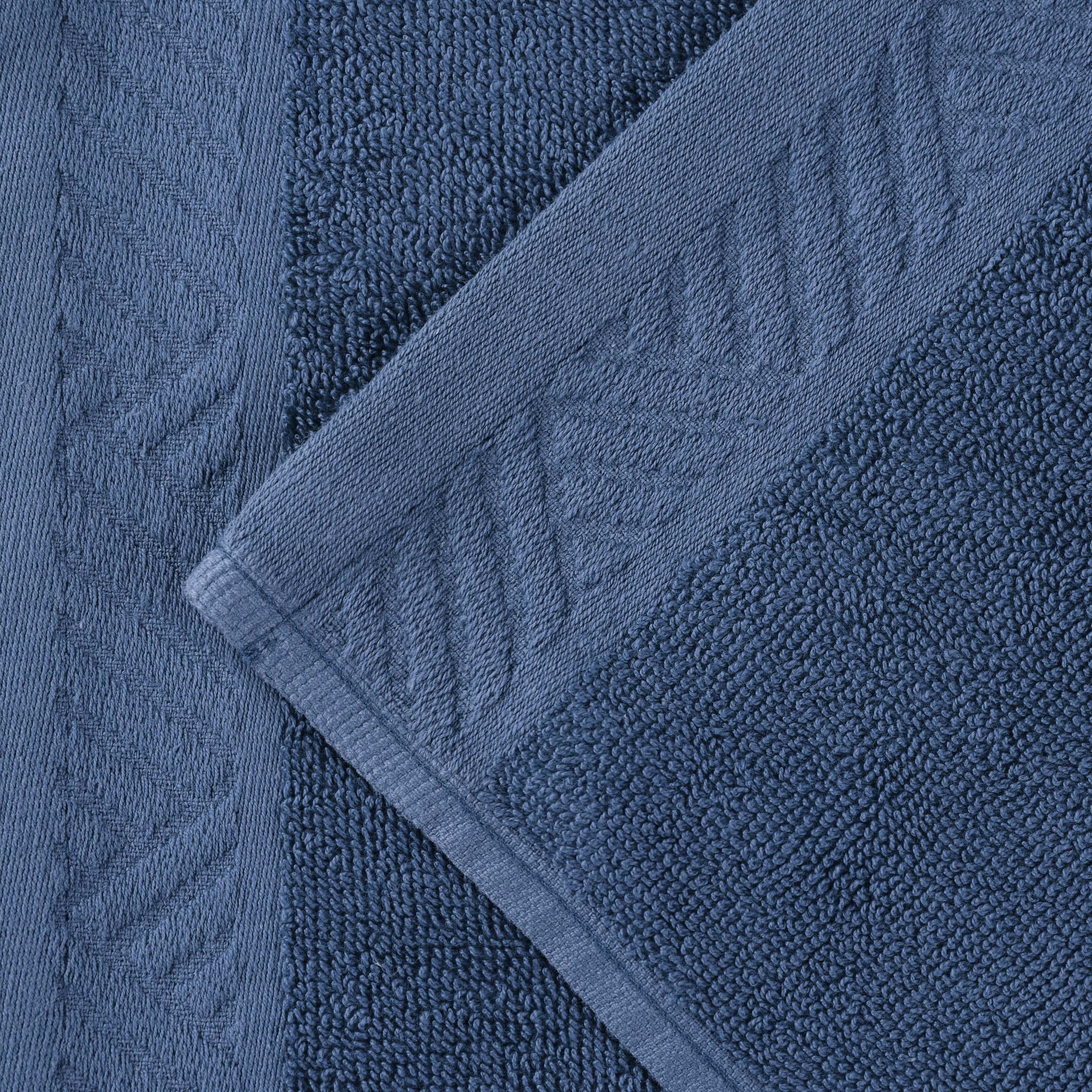 Basketweave Egyptian Cotton Solid 3 Piece Assorted Towel Set