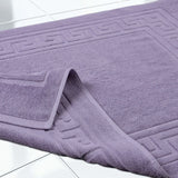 Egyptian Cotton Greek Key Infinity Border Bath Mat Set of 2