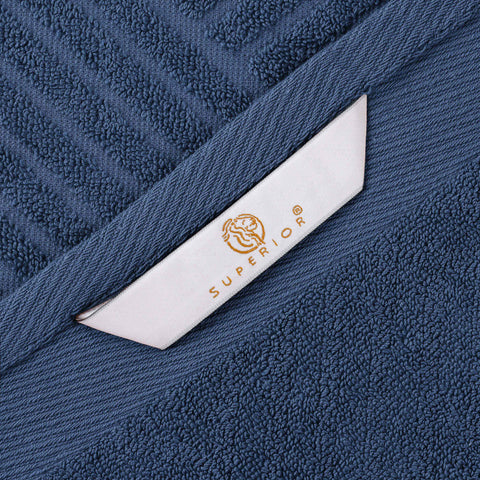 Egyptian Cotton Basketweave Towel Set 6 Piece