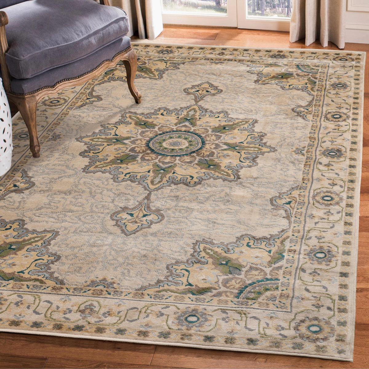 Edeline Medallion Oriental Indoor Large Area Rugs or Runner Rug