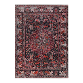 Copley Bohemian Oriental Medallion Wildlife Indoor Area Rug Or Runner