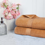 Madison Egyptian Cotton Plush Thick Absorbent Bath Sheet Set of 2