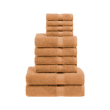 Madison Egyptian Cotton Pile Plush Heavyweight 10 Piece Towel Set