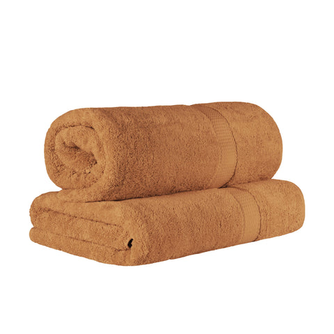 Egyptian Cotton Bath Towels - Plush Bath Sheet Set of 2