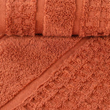 Napa Zero Twist Cotton Solid Waffle Face Towel Washcloth Set of 12