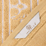 Sadie Zero Twist Cotton Jacquard Elegant Floral Motif Absorbent Hand Towel, Set of 6
