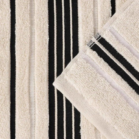 Sadie Zero Twist Cotton Absorbent Solid 6 Piece Towel Set