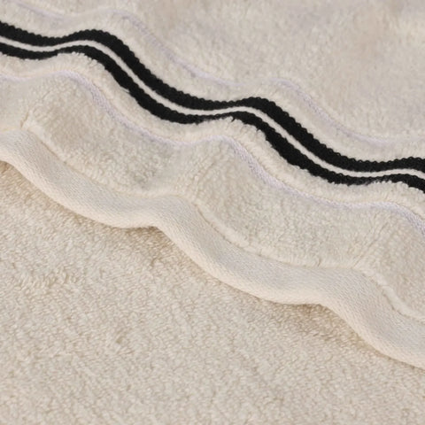 Sadie Zero Twist Cotton Absorbent Solid Hand Towel, Set of 6