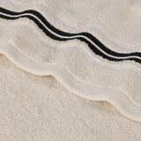 Sadie Zero Twist Cotton Absorbent Solid 6 Piece Towel Set