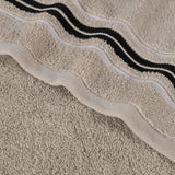 Sadie Zero Twist Cotton Absorbent Solid 6 Piece Towel Set