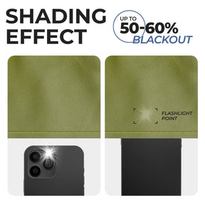 Solid Room Darkening Rod Pocket Blackout Curtain Panels, Set of 2