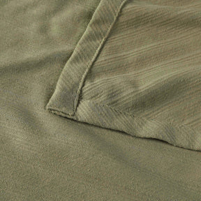 Milan Cotton Textured Jacquard Striped Lightweight Woven Blanket
