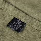 Milan Cotton Textured Jacquard Striped Lightweight Woven Blanket