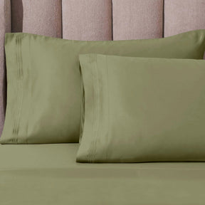 1000 Thread Count Egyptian Cotton Solid Pillowcase Set