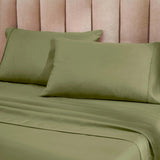 1200 Thread Count Cotton Rich Bed Sheet Set Solid Deep Pocket