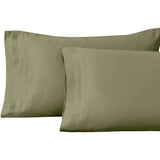 1000 Thread Count Egyptian Cotton Solid Pillowcase Set