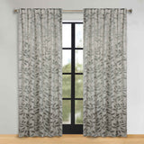 Leaves Room Darkening Back Tabs Blackout Curtain Panels, Set of 2