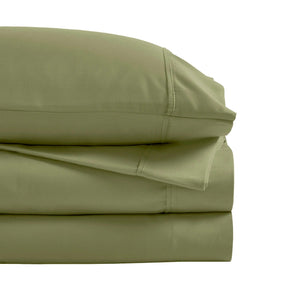 1200 Thread Count Cotton Rich Solid Deep Pocket Bed Sheet Set