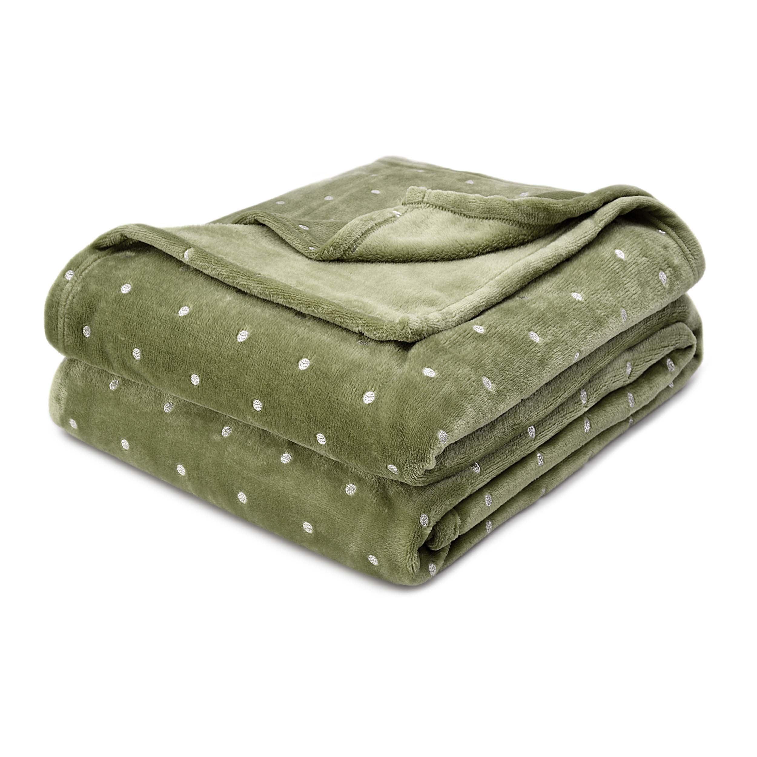 Fleece Plush Medium Weight Fluffy Soft Decorative Blanket Or Throw