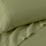 1200 Thread Count Cotton Rich Bed Sheet Set Solid Deep Pocket