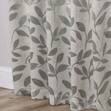 Leaves Room Darkening Washable Blackout Curtain Panels, Set of 2