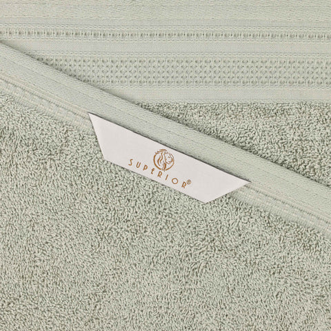 Cotton Waffle Border Hand Towel Set 6-Piece - Honeycomb