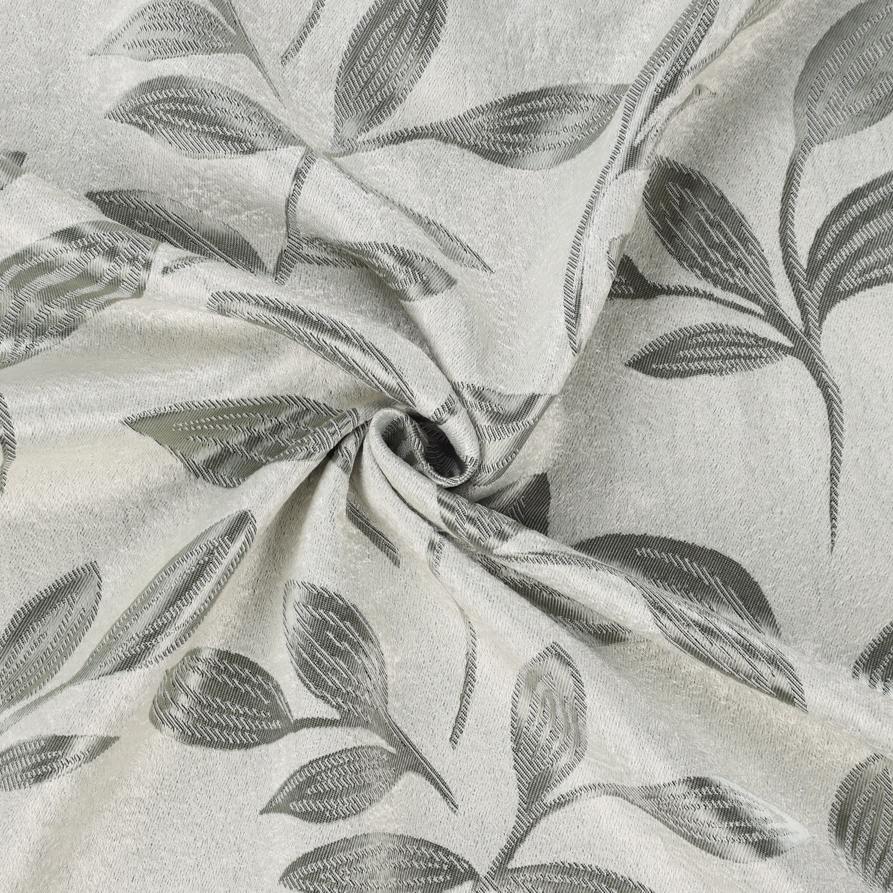 Leaves Room Darkening Washable Blackout Curtain Panels, Set of 2