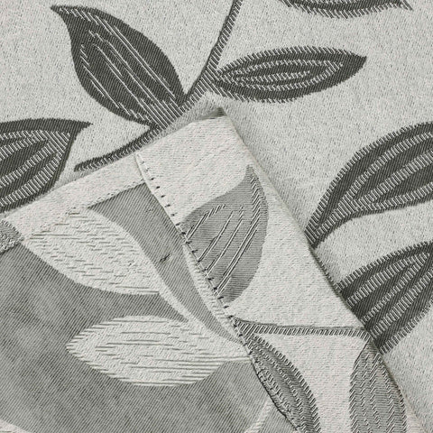 Leaves Room Darkening Washable Blackout Curtain Panels, Set of 2