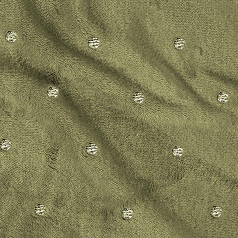 Fleece Plush Medium Weight Fluffy Soft Decorative Polka Dot Blanket