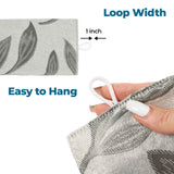 Leaves Room Darkening Washable Blackout Curtain Panels, Set of 2